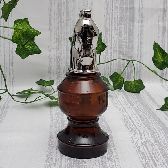 Donated Vtg Chess Piece KNIGHT Bottle | Silver Top - Picture 6 of 8